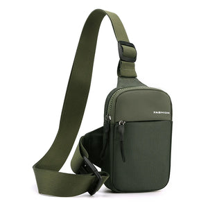 Nylon Mens Shoulder Bag Chest Bag Man Sling Crossbody Bag