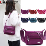 Nylon Style Ladies Shoulder Bag Solid Women Messenger Bags