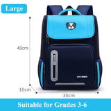 Nylon Schoolbag for Primary School Kids Aged 6-12
