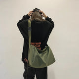 Nylon Schoolbag for Teens Ladies Shoulder Bag Diagonal Bag