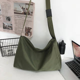 Nylon Schoolbag for Teens Ladies Shoulder Bag Diagonal Bag