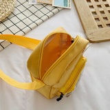 Nylon Shoulder Bag Cartoon Tote Cross Body Handbag for Women