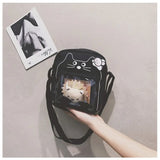 Nylon Shoulder Bag Cartoon Tote Cross Body Handbag for Women