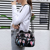 Nylon Shoulder Bag Travel Phone Purses Ladies Messenger Bag