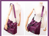 Waterproof Nylon Women Messenger Bag Large Capacity Handbag