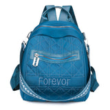 High Capacity Oxford Backpack for Women Zipper Daypack Multi-use Bags