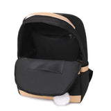 Oxford Cloth Women's Backpacks Hair Ball Pendant Girls Student