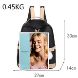 Oxford Cloth Women's Backpacks Hair Ball Pendant Girls Student
