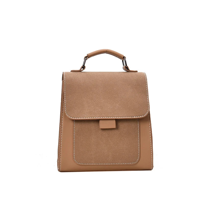 Women's Mini PU Leather Backpack Small Backbags