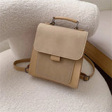 Women's Mini PU Leather Backpack Small Backbags