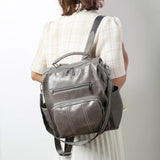 PU Leather Backpack Women Retro Backpacks Ladies School Bag Casual Backpacks