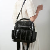 PU Leather Backpack Women Retro Backpacks Ladies School Bag Casual Backpacks