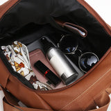 Stylish PU Leather Women's Backpack Anti-Theft Casual Bags