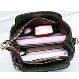 PU Leather Bucket Bag Vintage Style Totes