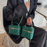 PU Leather Crossbody Bag Women's Handbags Mini Box Lady Shoulder Bags