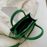 Stylish PU Leather Chain Shoulder Bag for Women