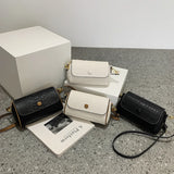 PU Leather Flap Shoulder Bags For Women Handbags Small Round Crossbody