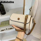 PU Leather Flap Shoulder Bags For Women Handbags Small Round Crossbody