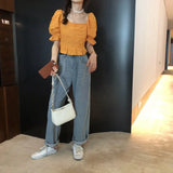 PU Leather Small Crossbody Bag Single Chain Shoulder Bag for Women