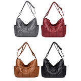 PU Leather Handbags Women Shoulder Crossbody Bags
