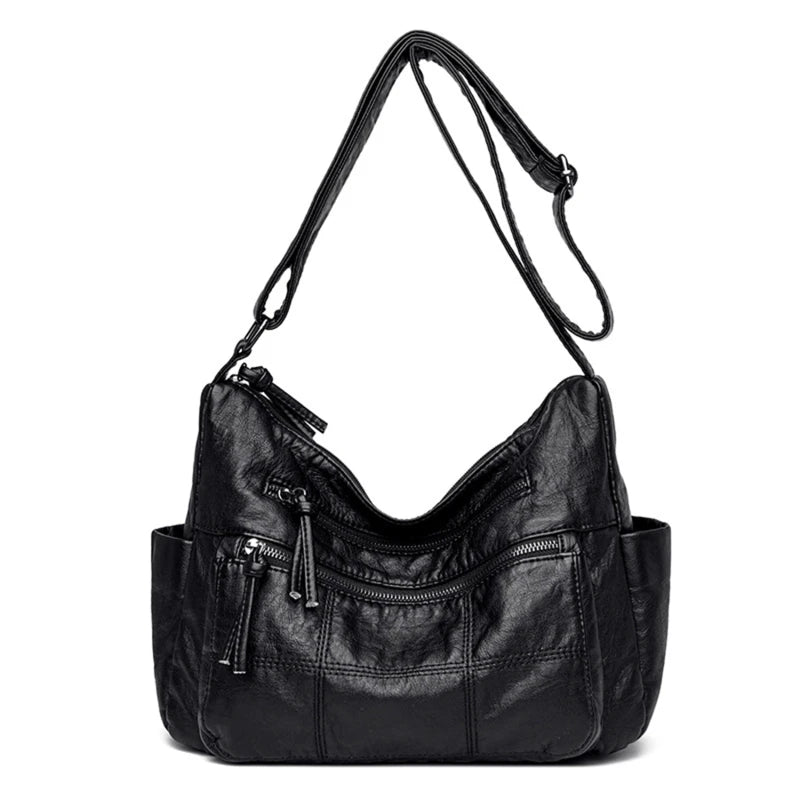 PU Leather Handbags Women Shoulder Crossbody Bags