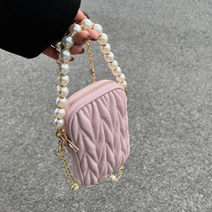 Mini PU Leather Shoulder Bag for Women's Summer