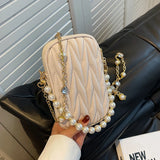 Mini PU Leather Shoulder Bag for Women's Summer