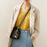 Vintage Small Shoulder Crossbody Bag Women's Handbags Purses Kiss Lock Bag