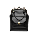 Vintage Solid Pocket Shell Bags 2 Straps Women Shoulder Crossbody Bag