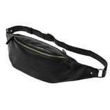 Men's Leather Waist Bag Fanny Pack Belt Bag Pouch