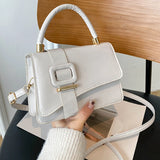PU Leather Woman Handbags Female Shoulder Bag Messenger Small Square Bag
