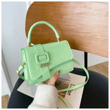 PU Leather Woman Handbag Shoulder Bag Messenger Square Bag