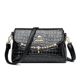 Patent Leather Shoulder Crossbody Bag for Women