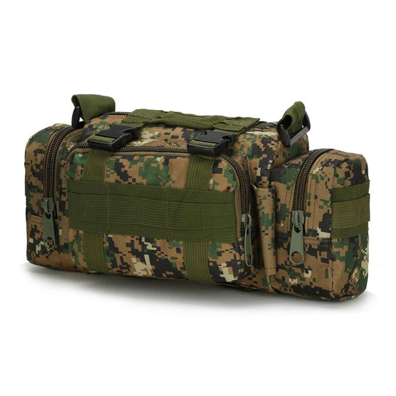 Camouflage Waist Bag Waterproof Nylon Fanny Pack Men Women