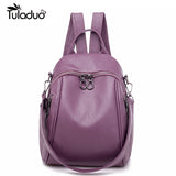 Women's College Style Backpack Double Shoulder Bags