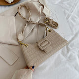 Crocodile Pattern Crossbody Bag Women Leather Shoulder Travel Handbag