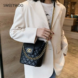 Fashion Bucket Bag Women Crossbody Pack Chain Shoulder Bag Totes