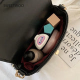 Fashion Bucket Bag Women Crossbody Pack Chain Shoulder Bag Totes