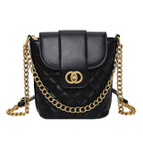 Fashion Bucket Bag Women Crossbody Pack Chain Shoulder Bag Totes