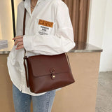 Pu Leather Messenger Bag Female Shoulder Crossbody Handbag
