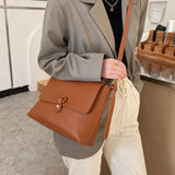 Pu Leather Messenger Bag Female Shoulder Crossbody Handbag