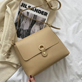 Pu Leather Messenger Bag Female Shoulder Crossbody Handbag
