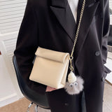 Women's Shoulder Bag Flap Messenger Handbag Chain Crossbody Bag