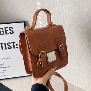 Retro Shoulder Bag Small Square Bag All Match Handbag