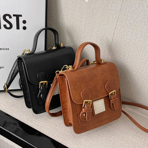 Retro Shoulder Bag Small Square Bag All Match Handbag