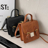 Retro Shoulder Bag Small Square Bag All Match Handbag