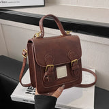 Retro Shoulder Bag Small Square Bag All Match Handbag