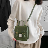 Retro Shoulder Bag Small Square Bag All Match Handbag