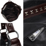 High Rivet Leather Handbags Women Shoulder Bags Crossbody Bag for Women