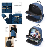 High Rivet Oxford Women Backpacks Student S...